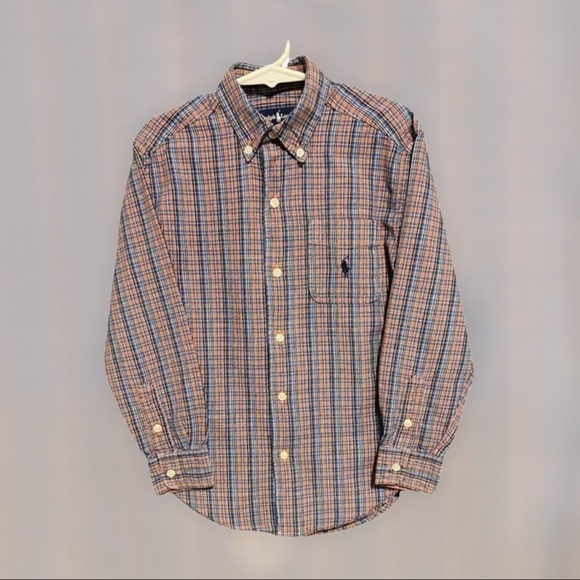 Ralph Lauren kids button up shirt size 5 - Picture 1 of 4